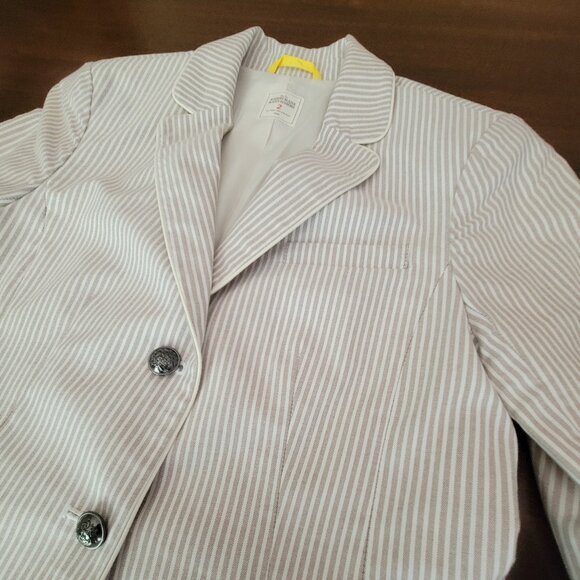 GAP Academy Blazer Striped Women's Size 2 Jacket - Picture 3 of 8